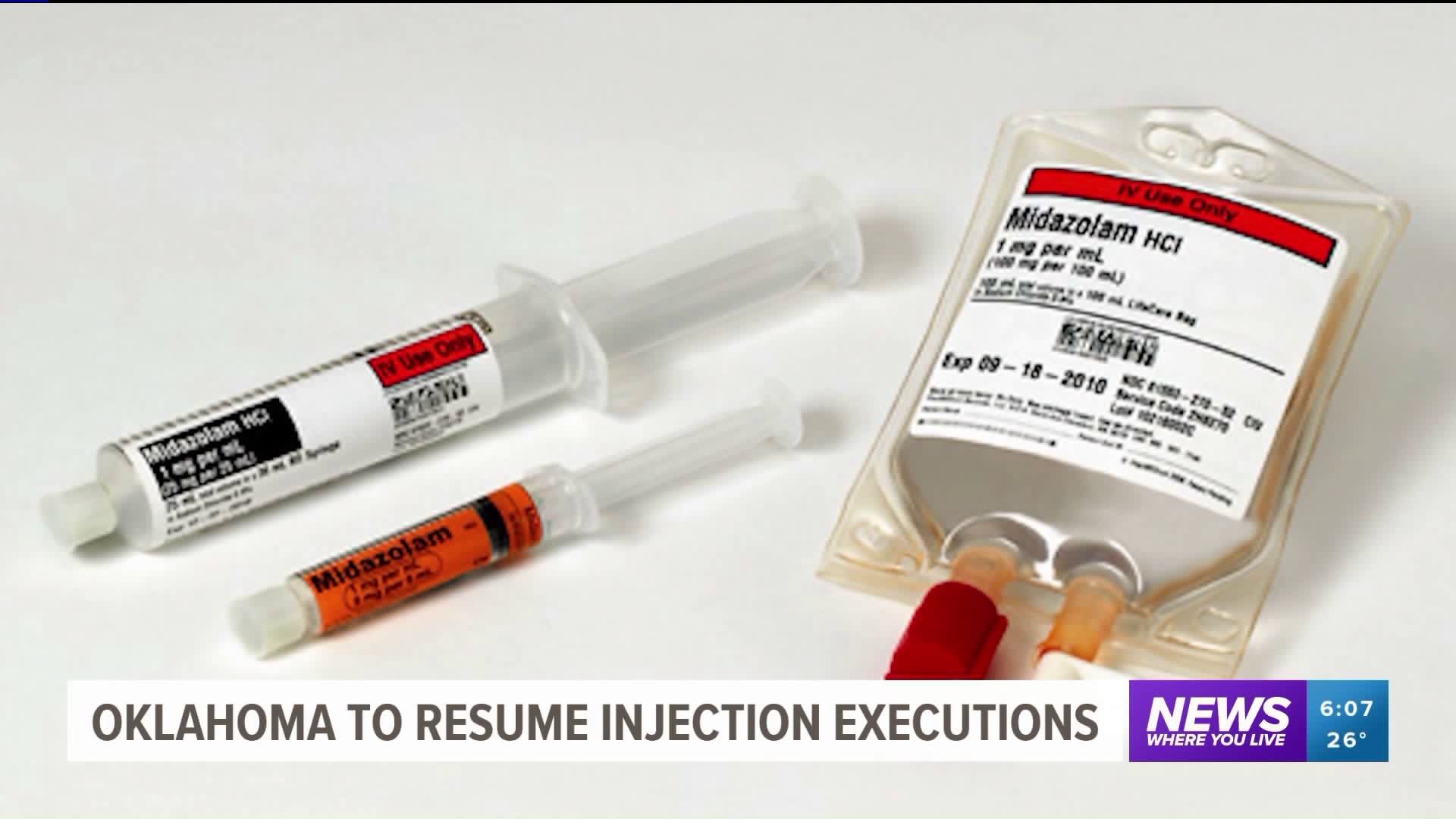 Oklahoma to Resume Injection Executions
