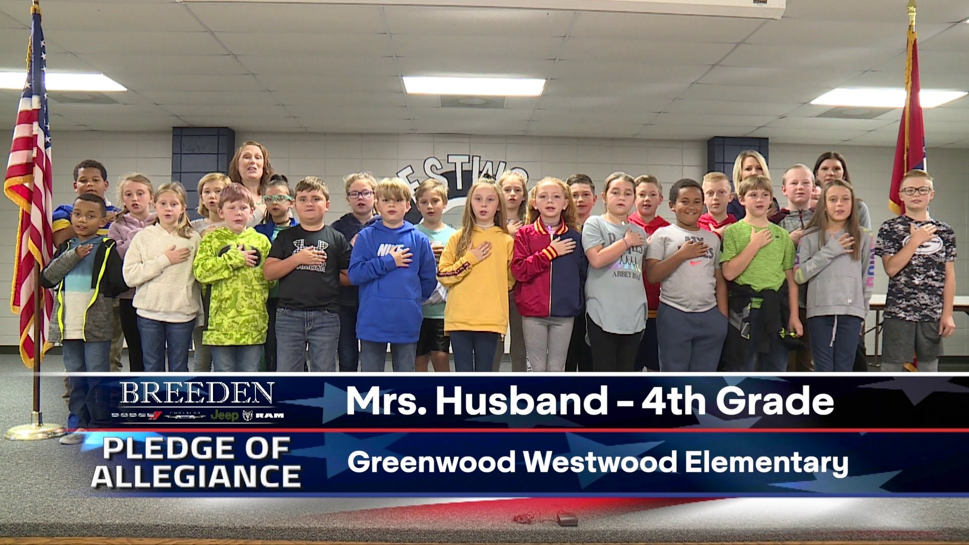 Mrs. Husband 4th Grade Greenwood Westwood Elementary