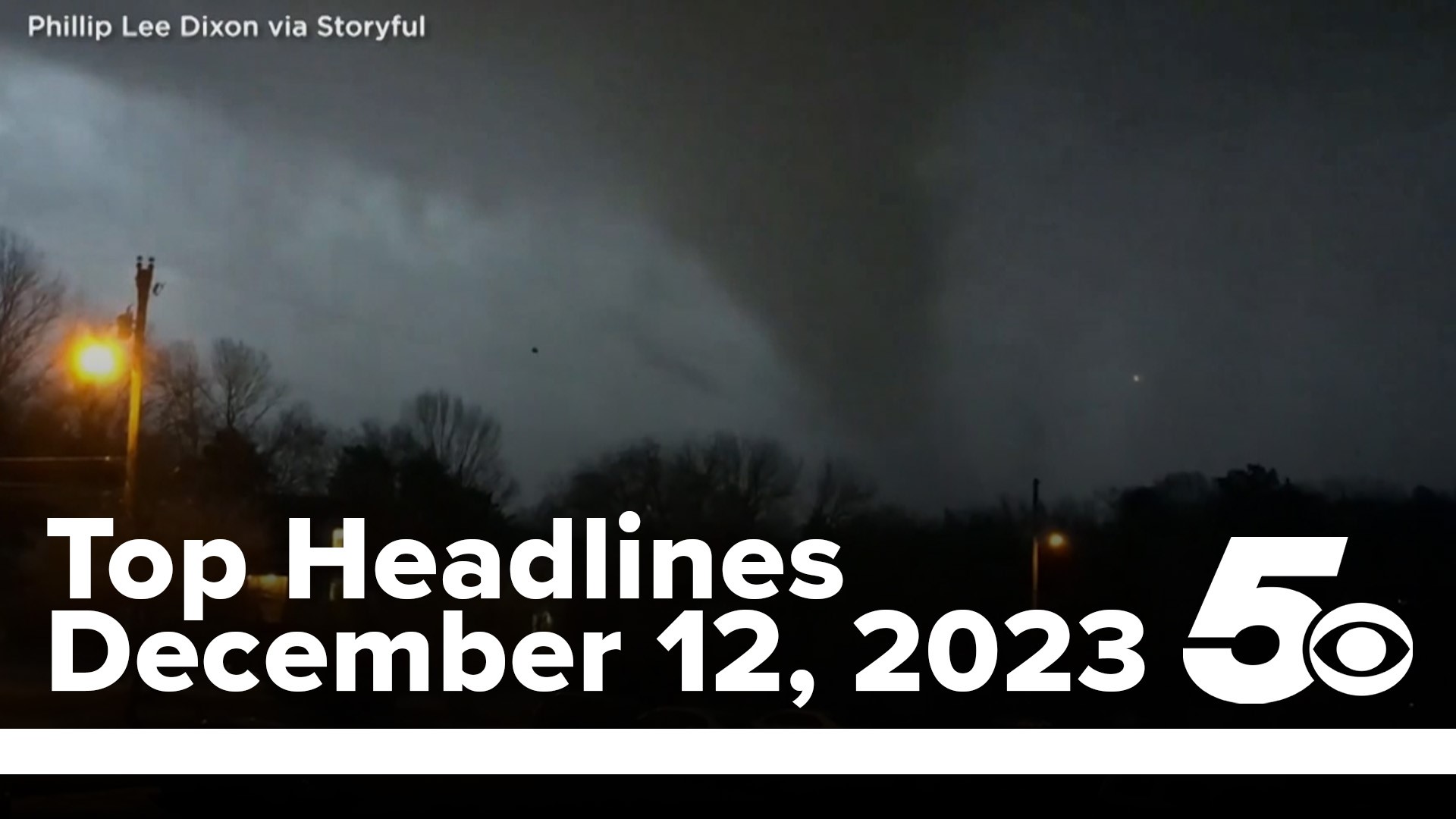 An outbreak of tornadoes hit central Tennessee leaving 6 dead and extensive damage. See the images on your 5NEWS Top Headlines.