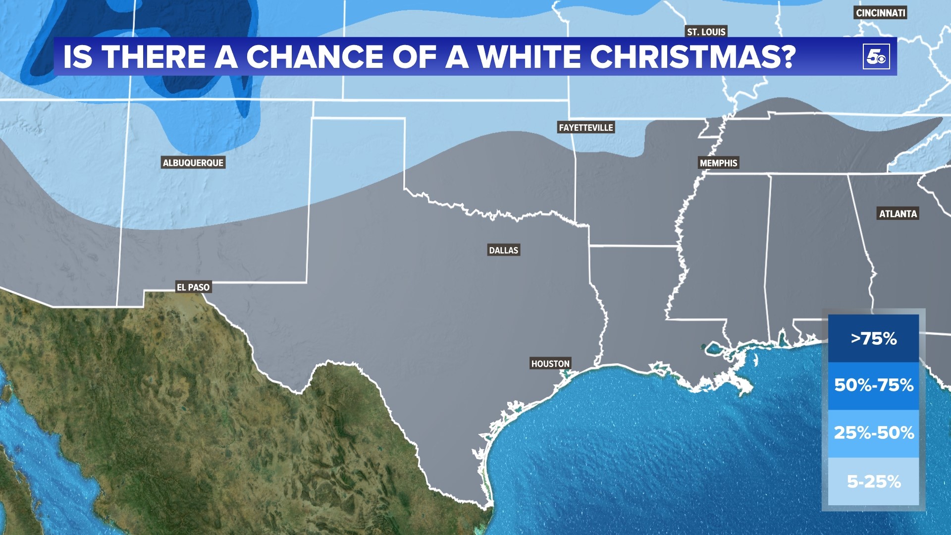 Will I get a white Christmas? Here are your snow chances. | 5newsonline.com