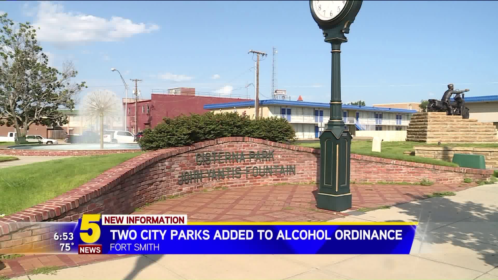 City parks added to alcohol ordinance