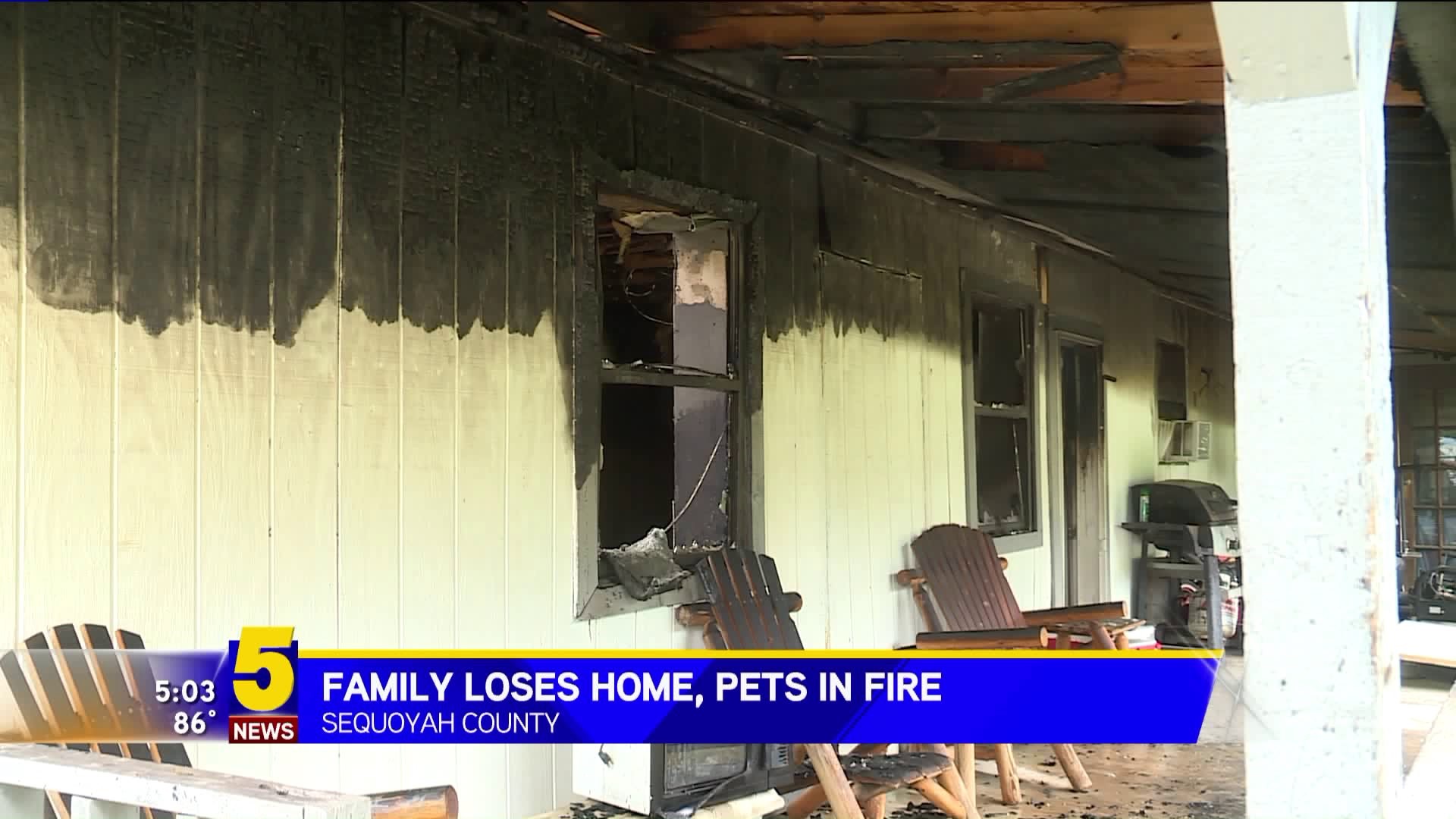Family Loses Pets, Home In Fire