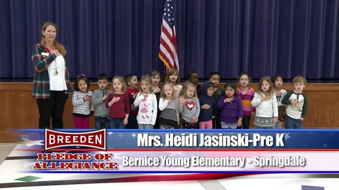 Bernice Young Elementary Springdale, Mrs. Jasinski Pre K