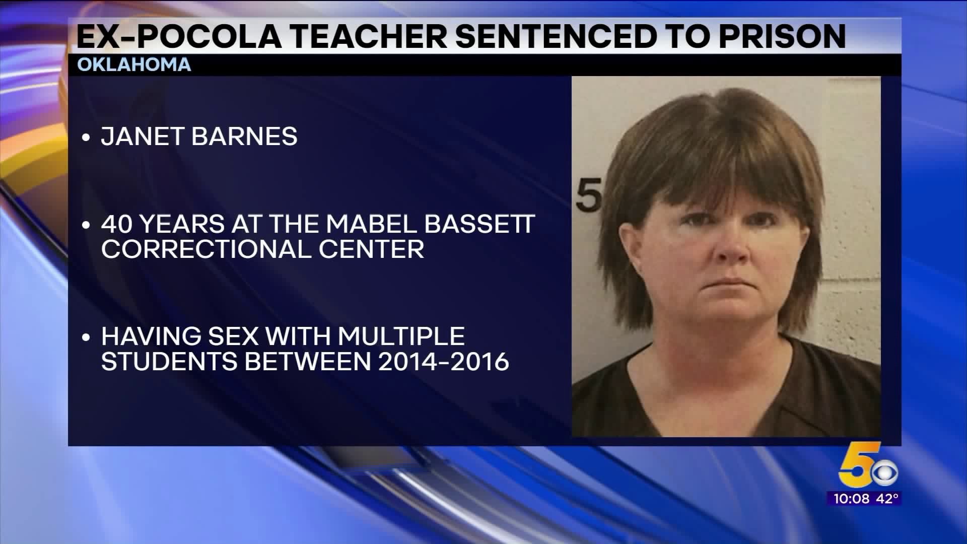 School Madam Blue Sex - Ex-Pocola Teacher Sentenced To 40 Years In Prison For Sex With Students |  5newsonline.com