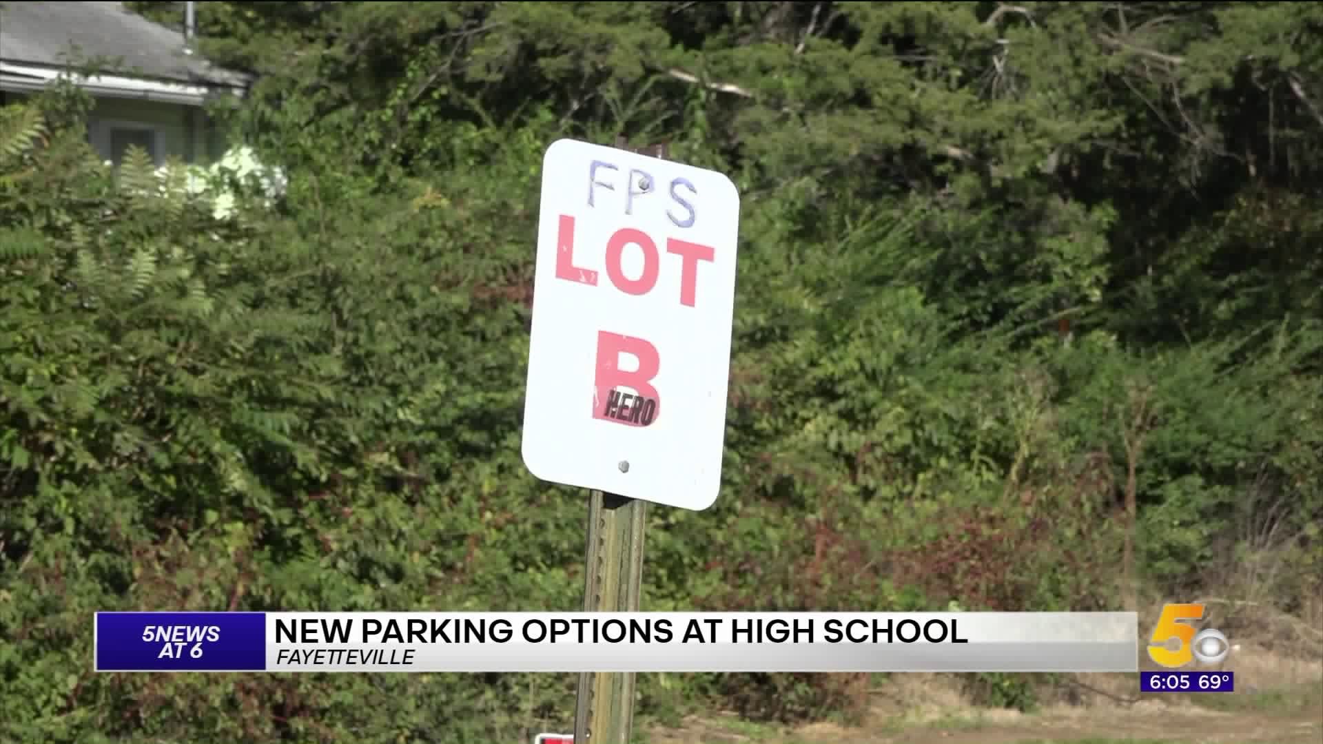 New Parking Options At Fayetteville High School