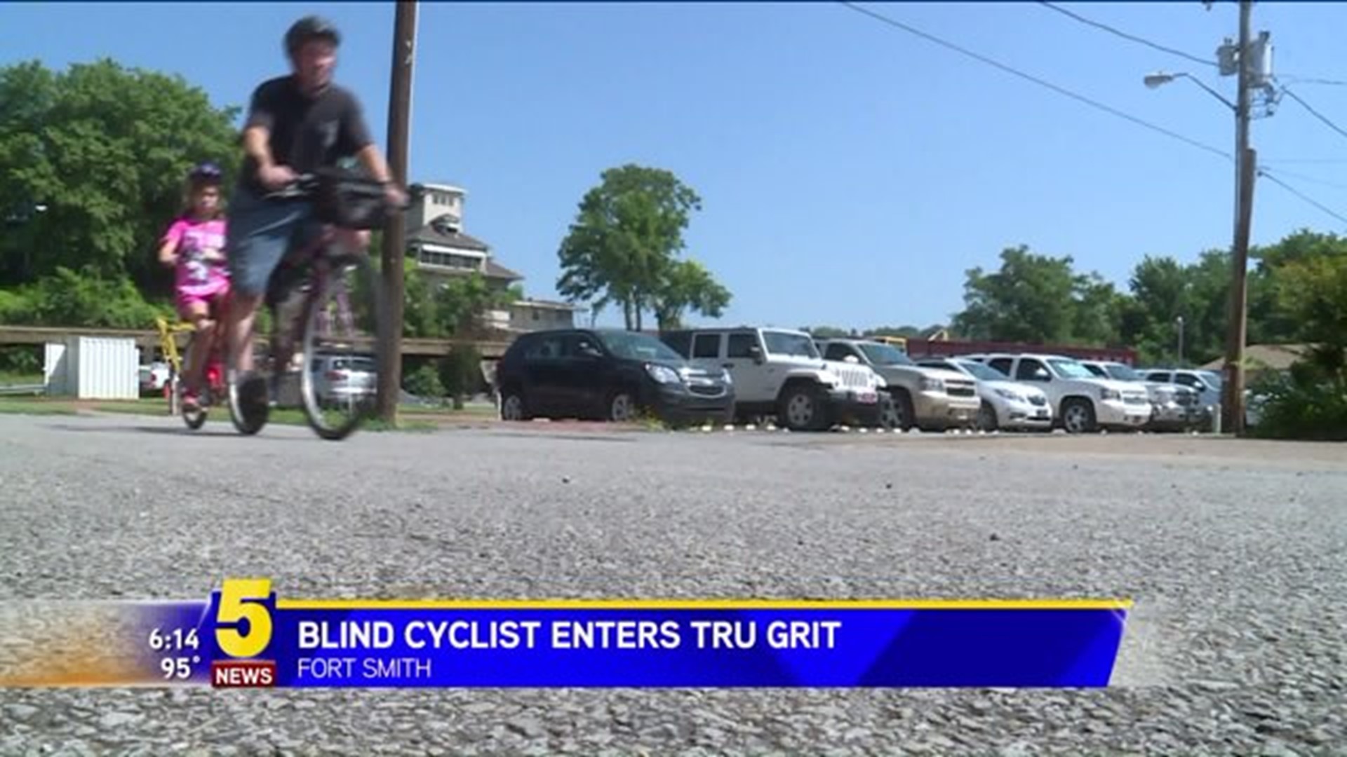 Blind Cyclist Enters True Grit Ride