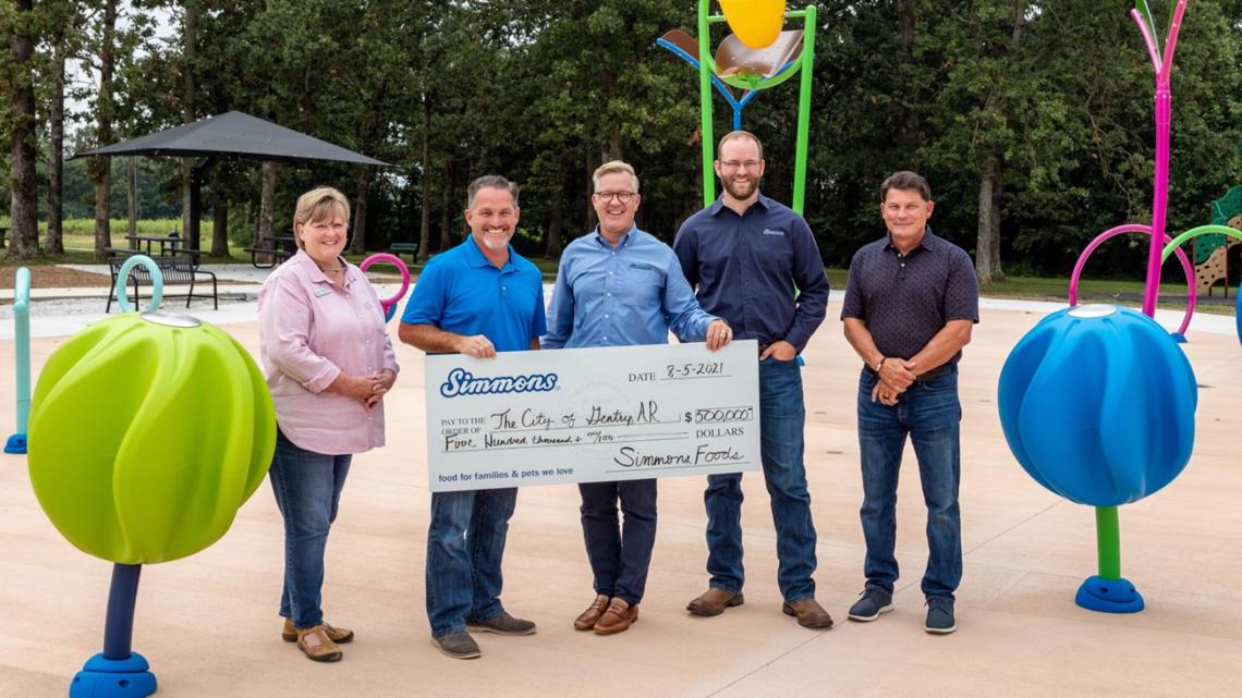 Simmons Foods donates 500K to Gentry for projects
