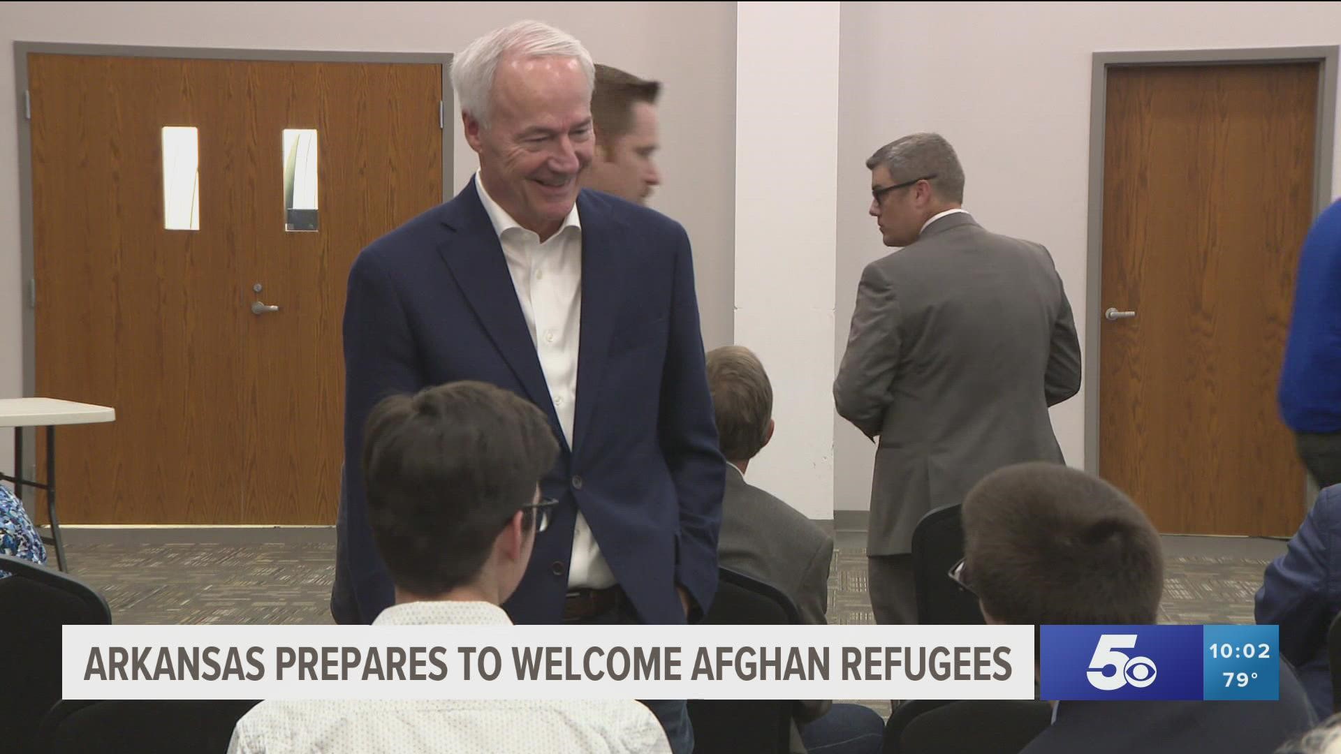 In a press conference on Thursday, August 19, the Governor spoke about potentially offering asylum to Afghan refugees in Arkansas.