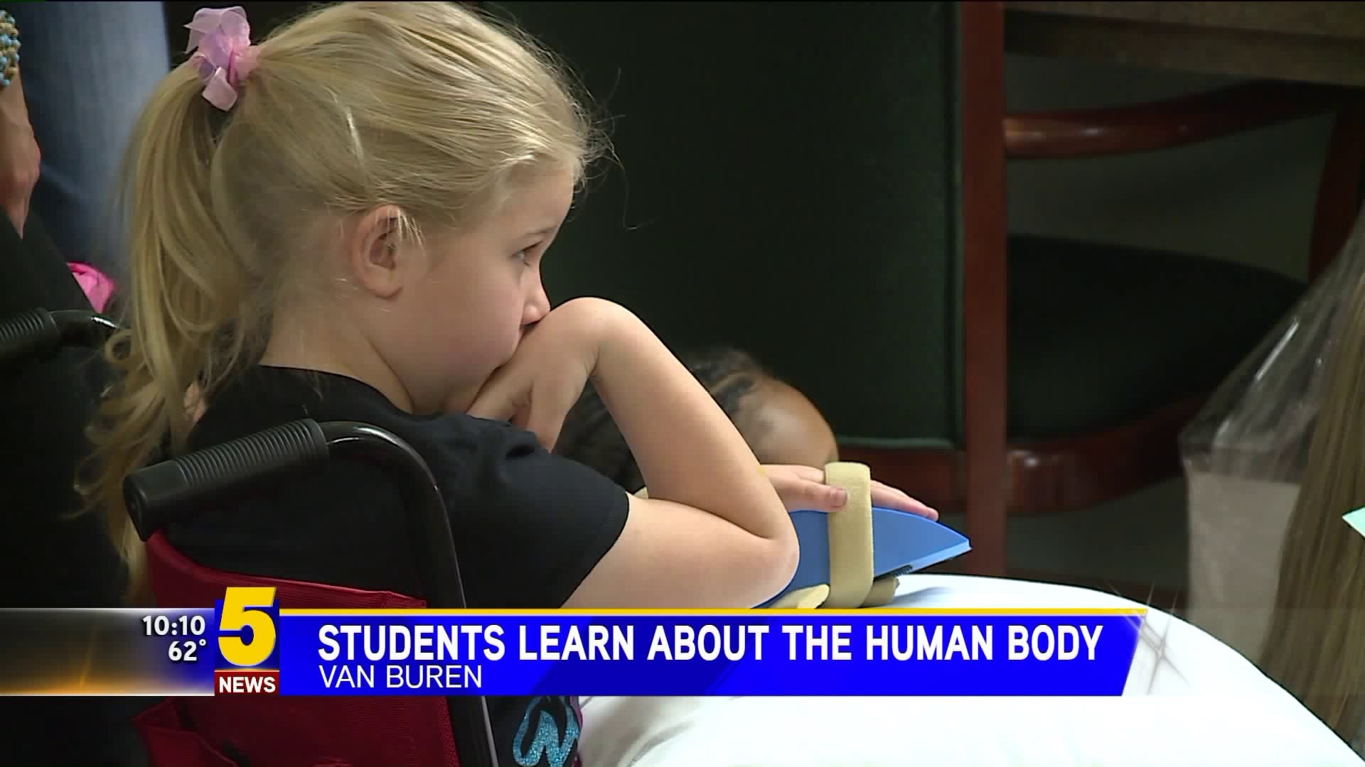 Van Buren Students Learn About Human Body