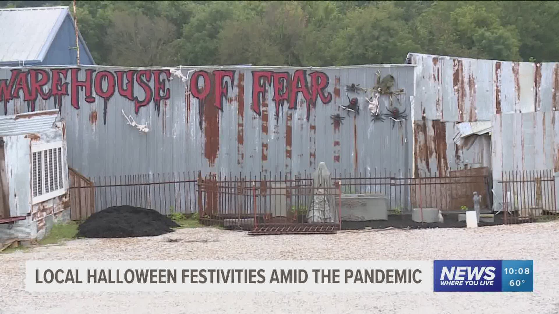 Although the CDC urges against haunted houses this Halloween, some in our area will still be open to visitors.