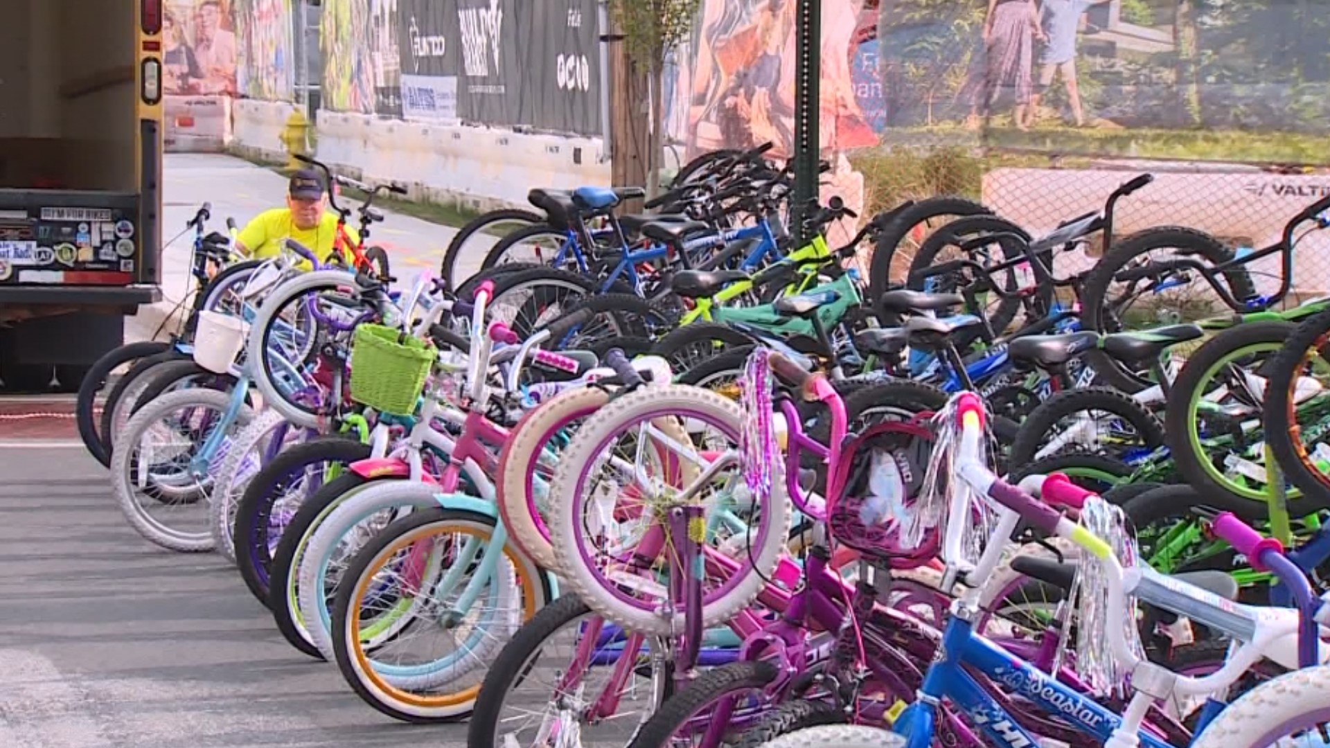 In honor of Bentonville's 150th anniversary, 150 kids got free bikes at the OZ Bike and Book Festival on Saturday, July 1.