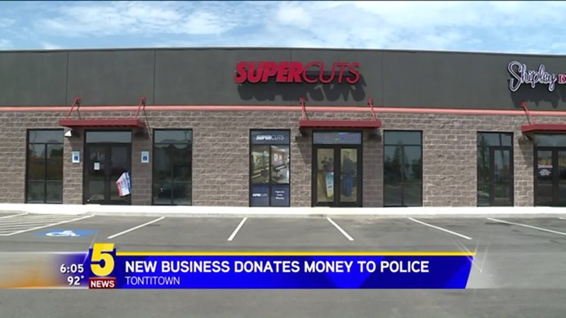 Local Business Donates Money To Police