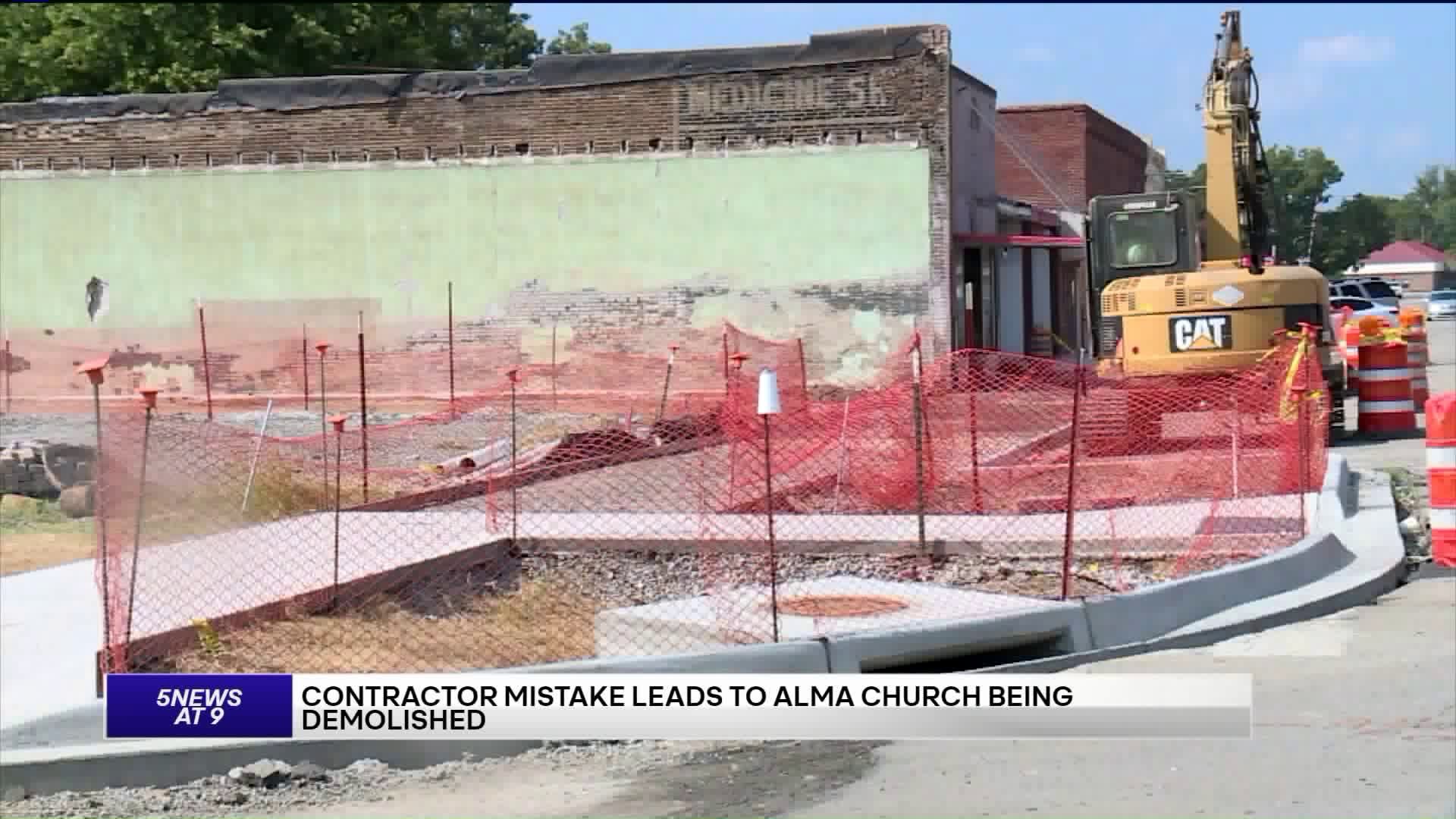Contractor Mistake Leads To Church Being Demolished