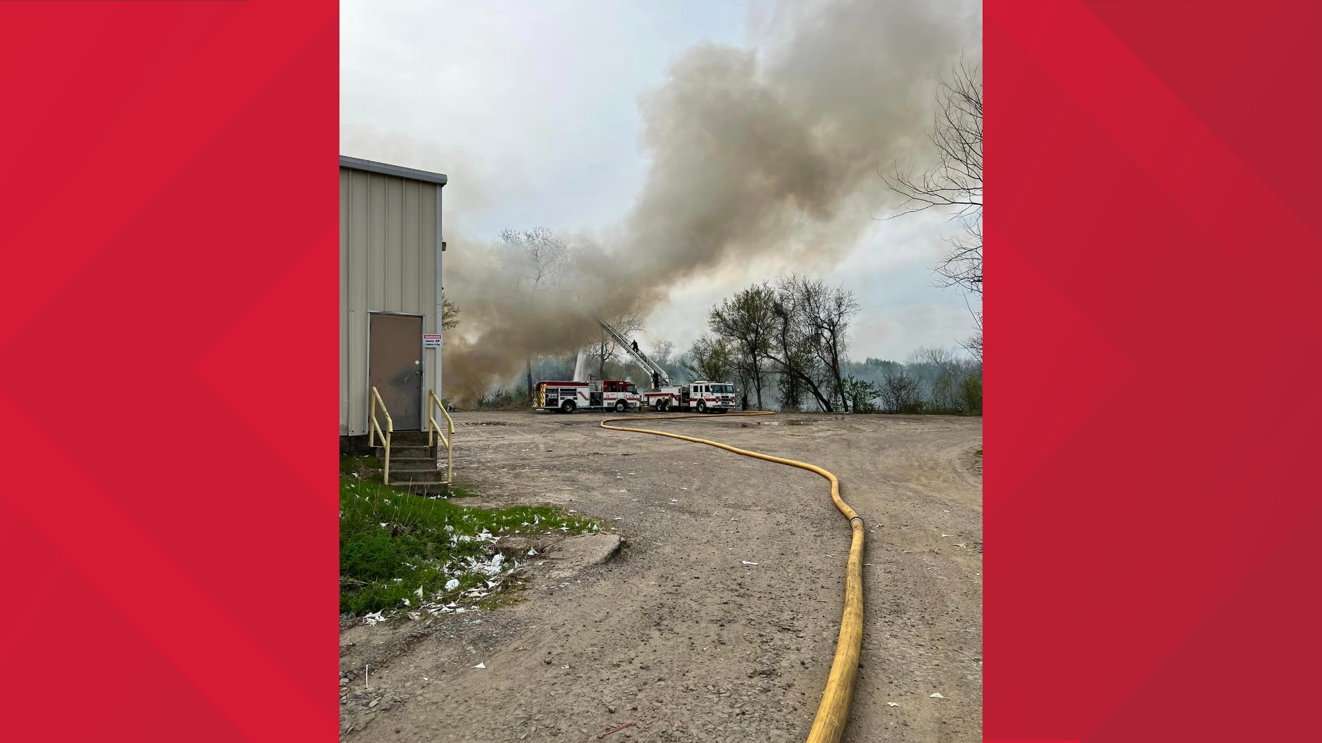 Train car fire underway in Fort Smith