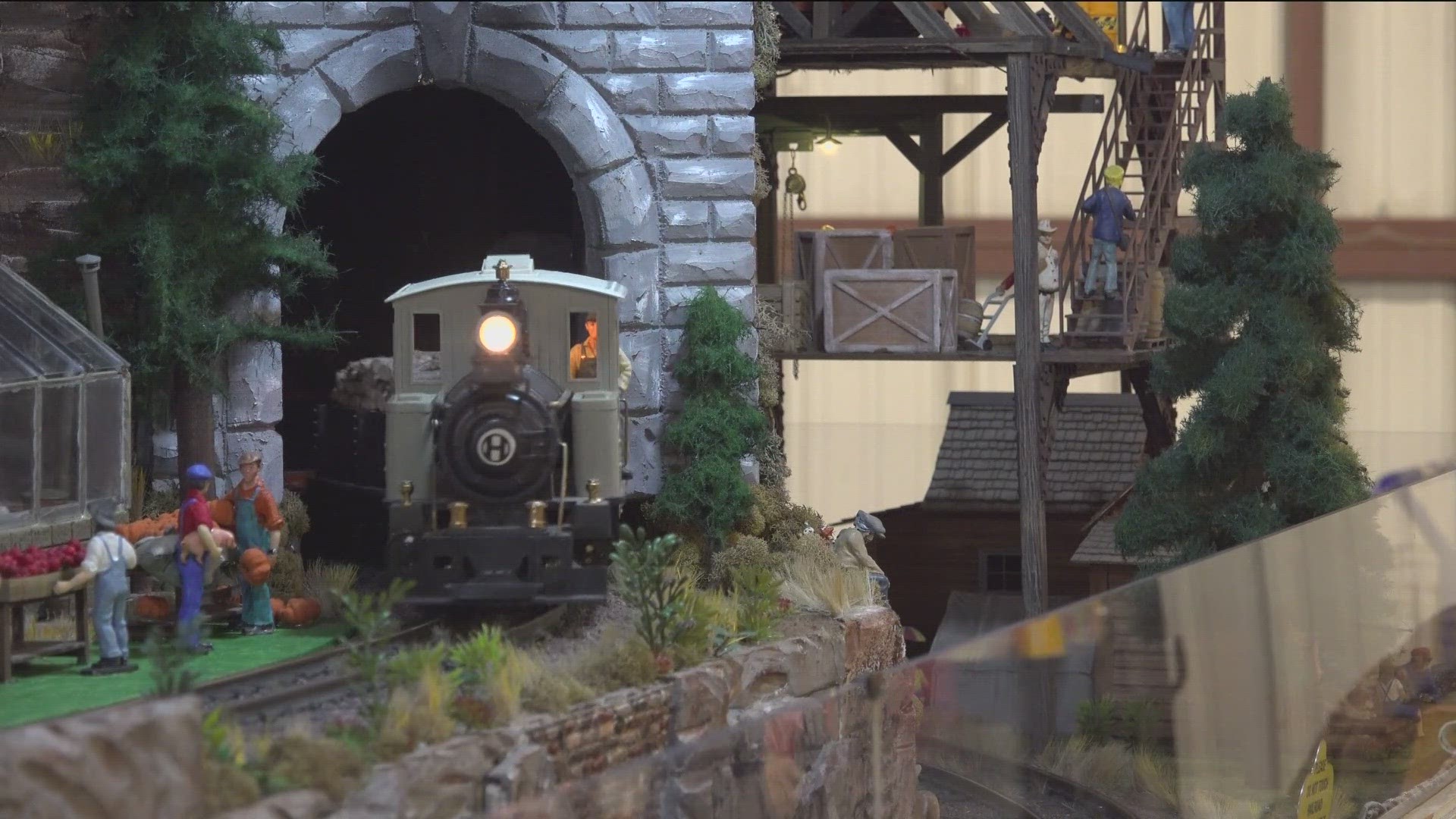 A LOCOMOTIVE OF PEOPLE GATHERED IN BENTON COUNTY FOR THE 21ST ANNUAL NORTHWEST ARKANSAS MODEL TRAIN SHOW.