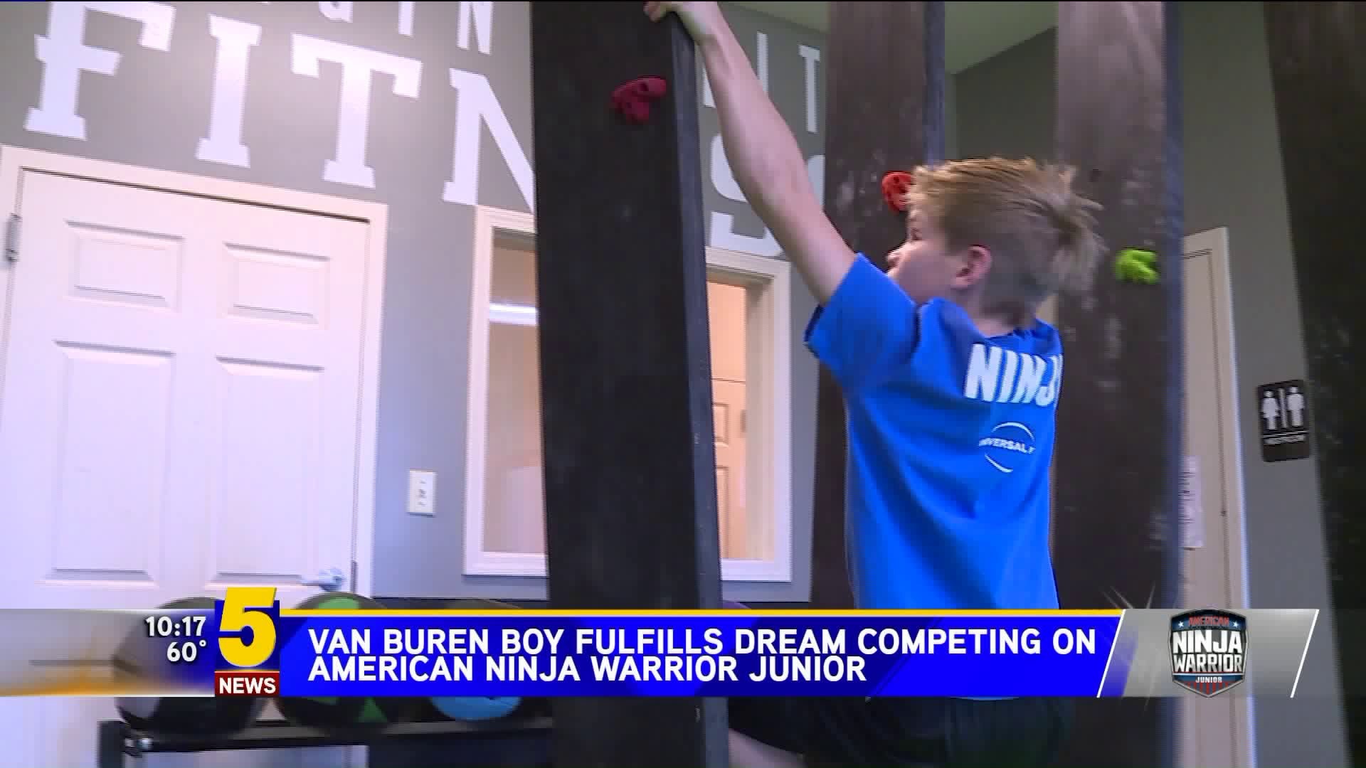 Van Buren Boy Fulfills Dream Of Competing On American Ninja Warrior Junior