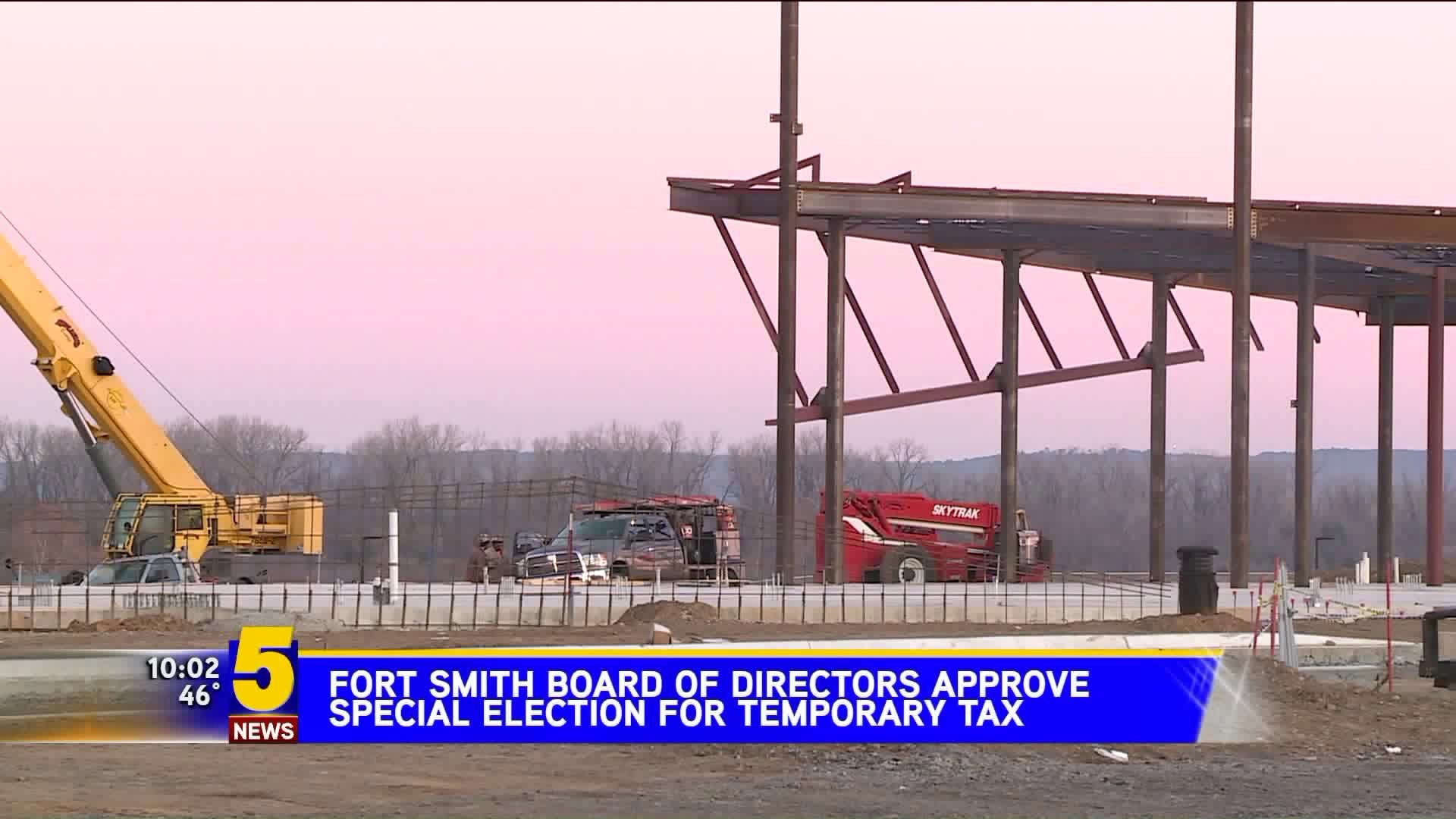Fort Smith Board of Directors Approve Special Election for Temporary Tax