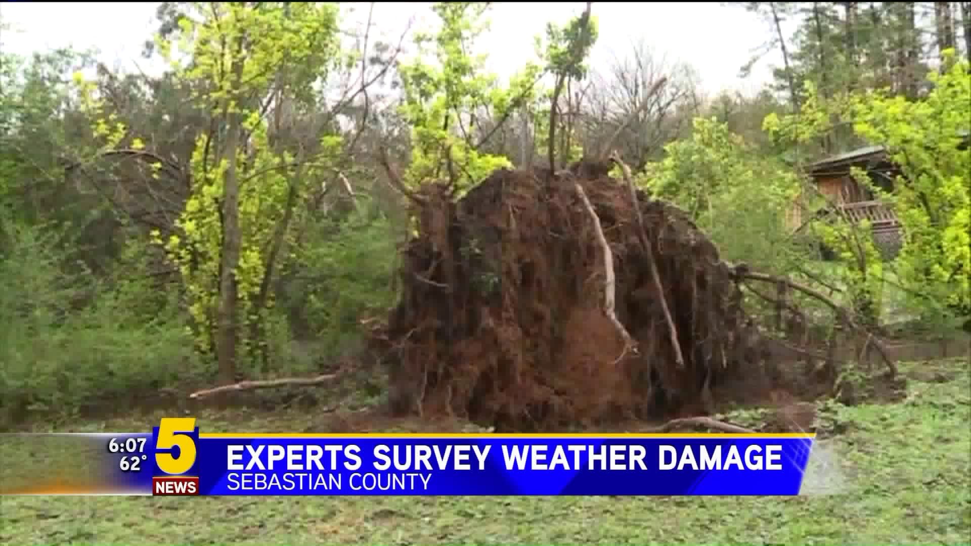 Experts Survey Weather Damage