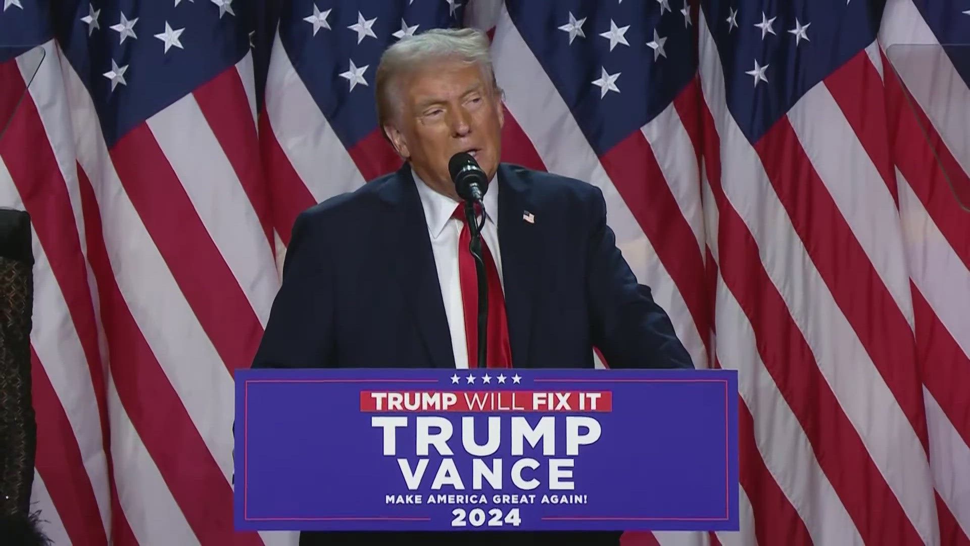 Donald Trump is projected to win the 2024 Presidential Election, according to CBS.