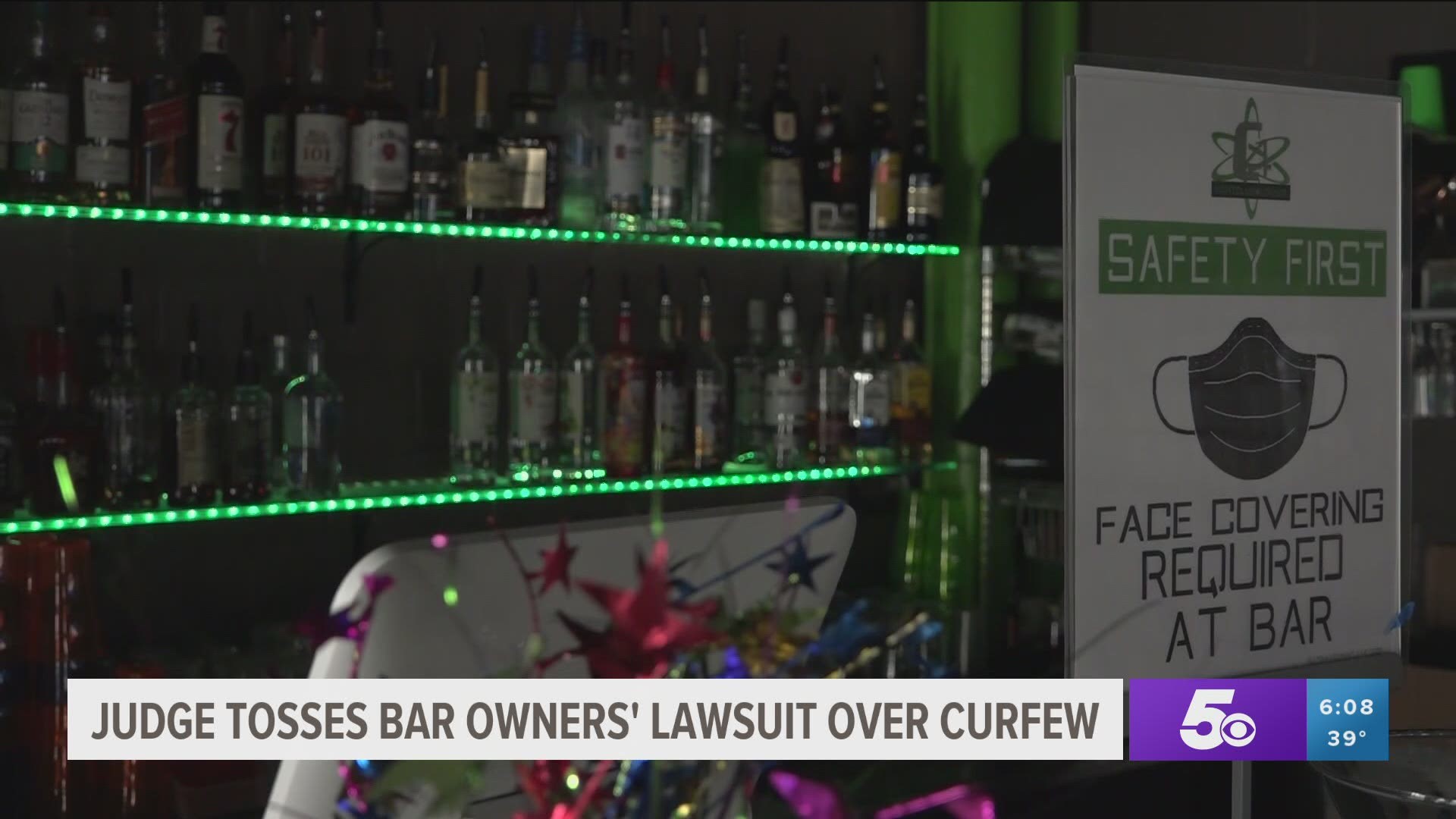 An Arkansas judge has ruled against a lawsuit challenging the state's decision to close restaurants and bars serving alcohol at 11 p.m. to combat Covid-19.