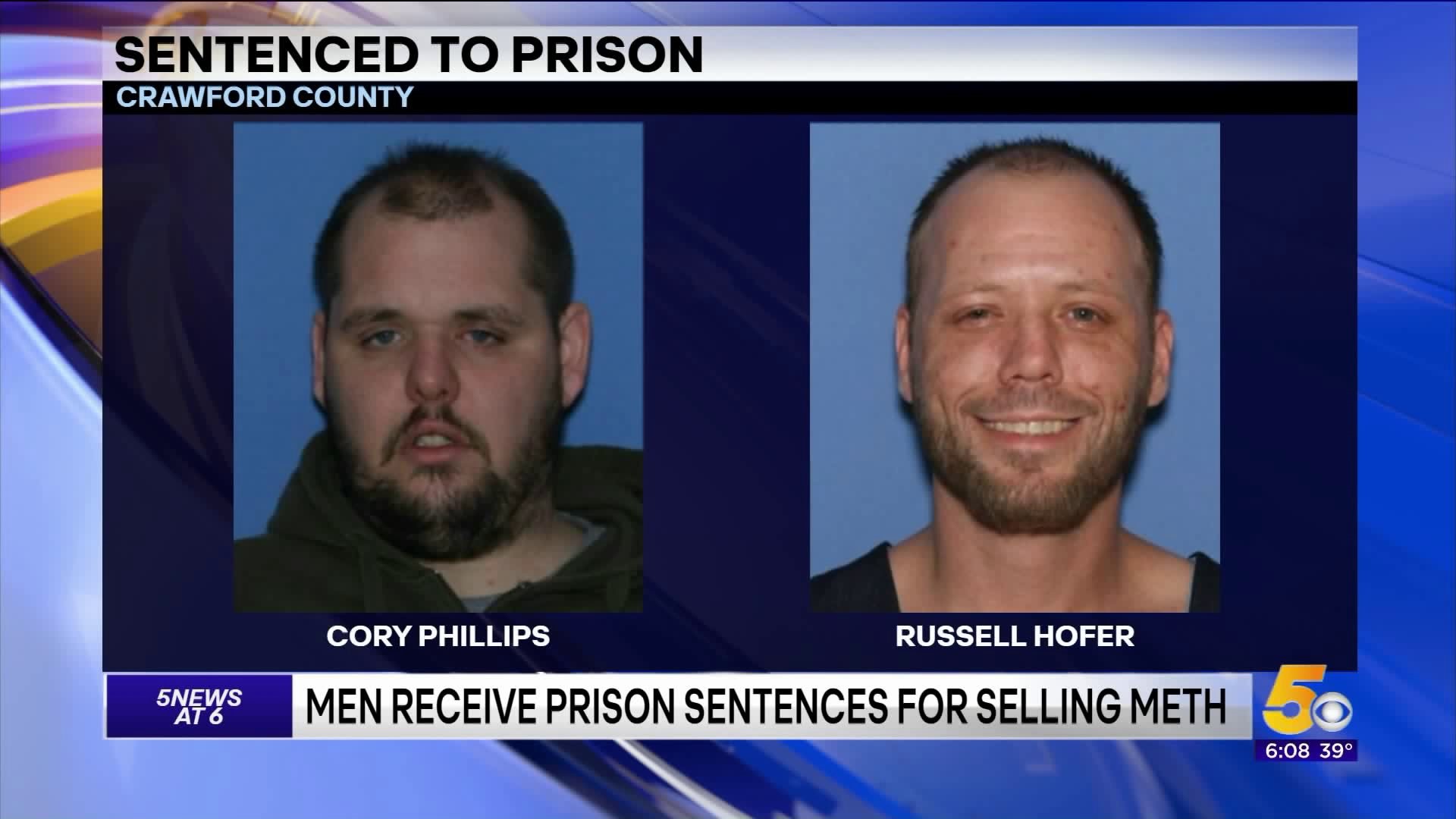 Two Men Sentenced For Selling Meth In Crawford County