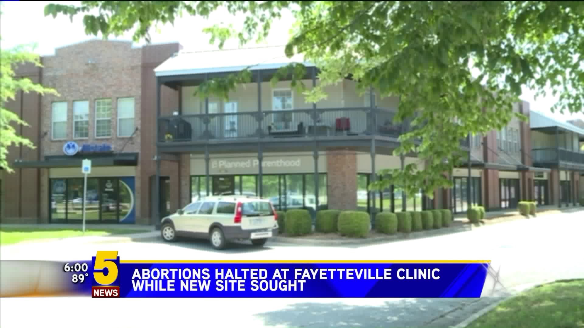 Abortions Halted At Fayetteville Planned Parenthood Clinic While New Site Sought