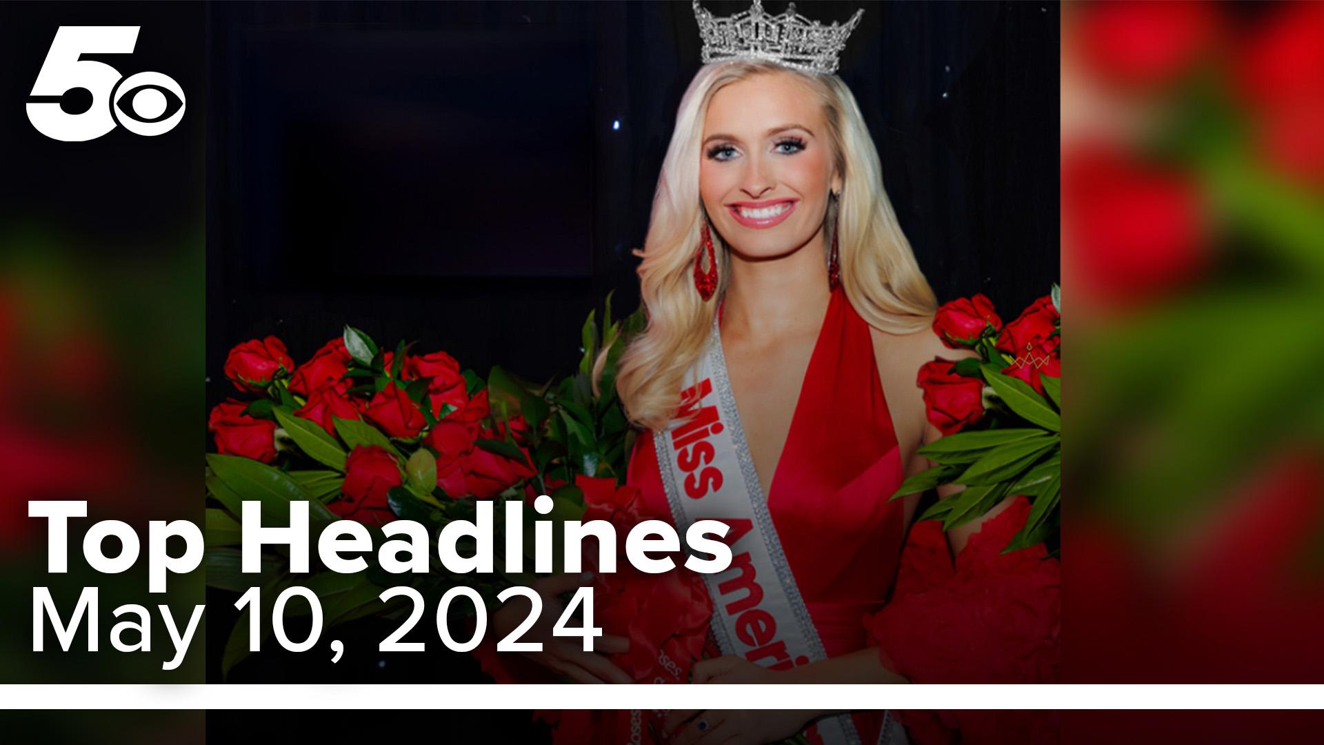 Fort Smith welcomes Miss America 2024 to her hometown. Check out this and more on 5NEWS Top Headlines.
