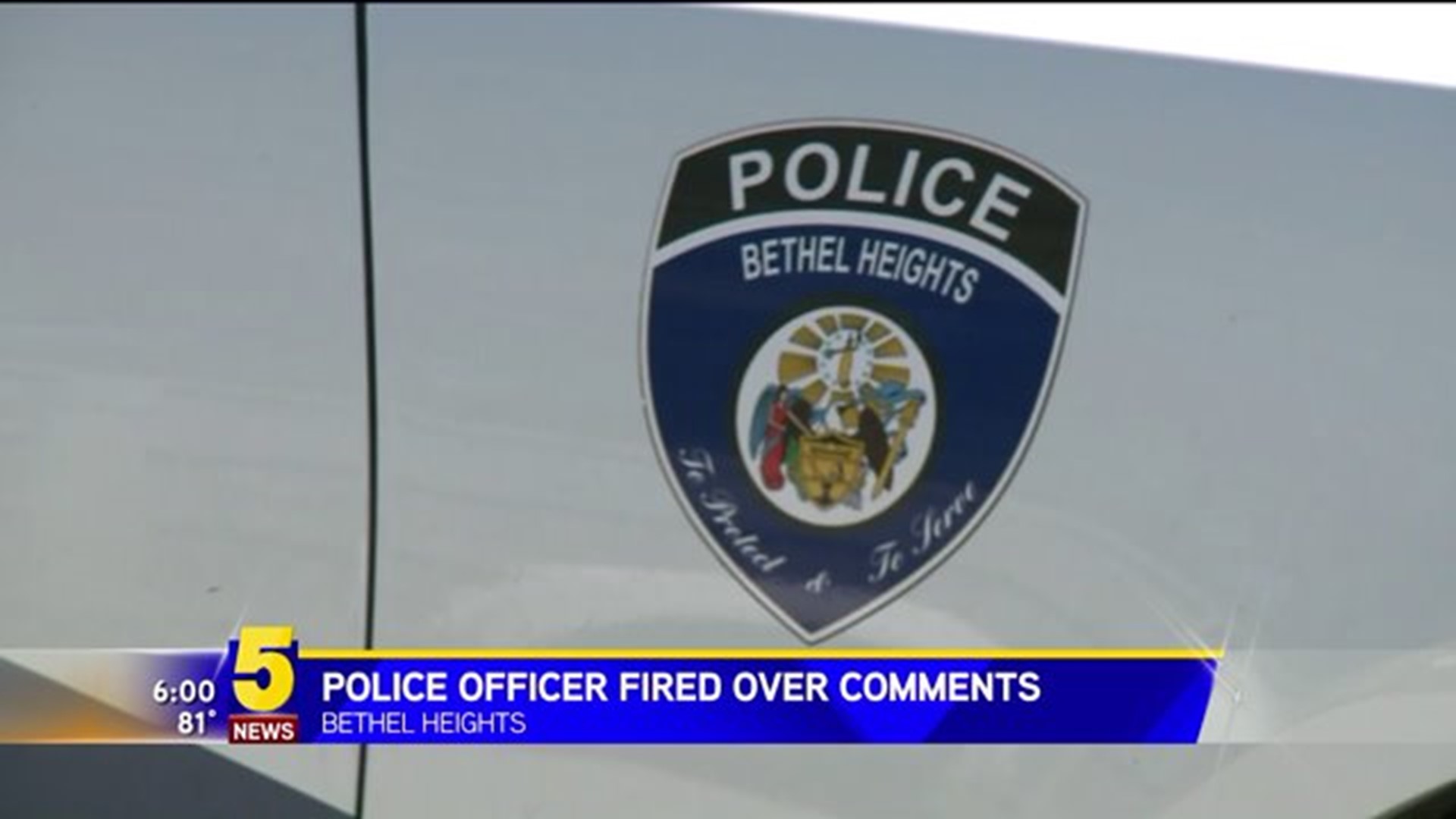Officer Fired