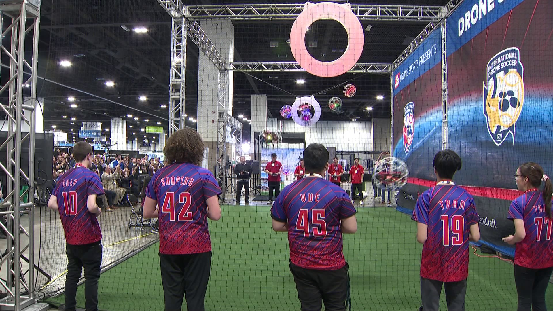 The US drone soccer team is headed to South Korea for the Drone Soccer World Championship.
