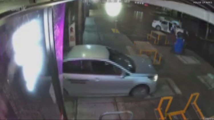VIDEO: Car used as battering ram in Christmas Eve burglary