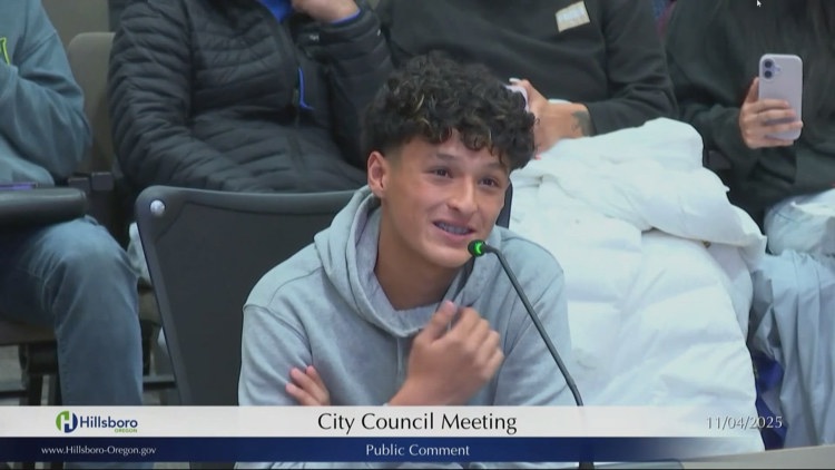 Hillsboro teen speaks out after his emotional city council testimony goes viral