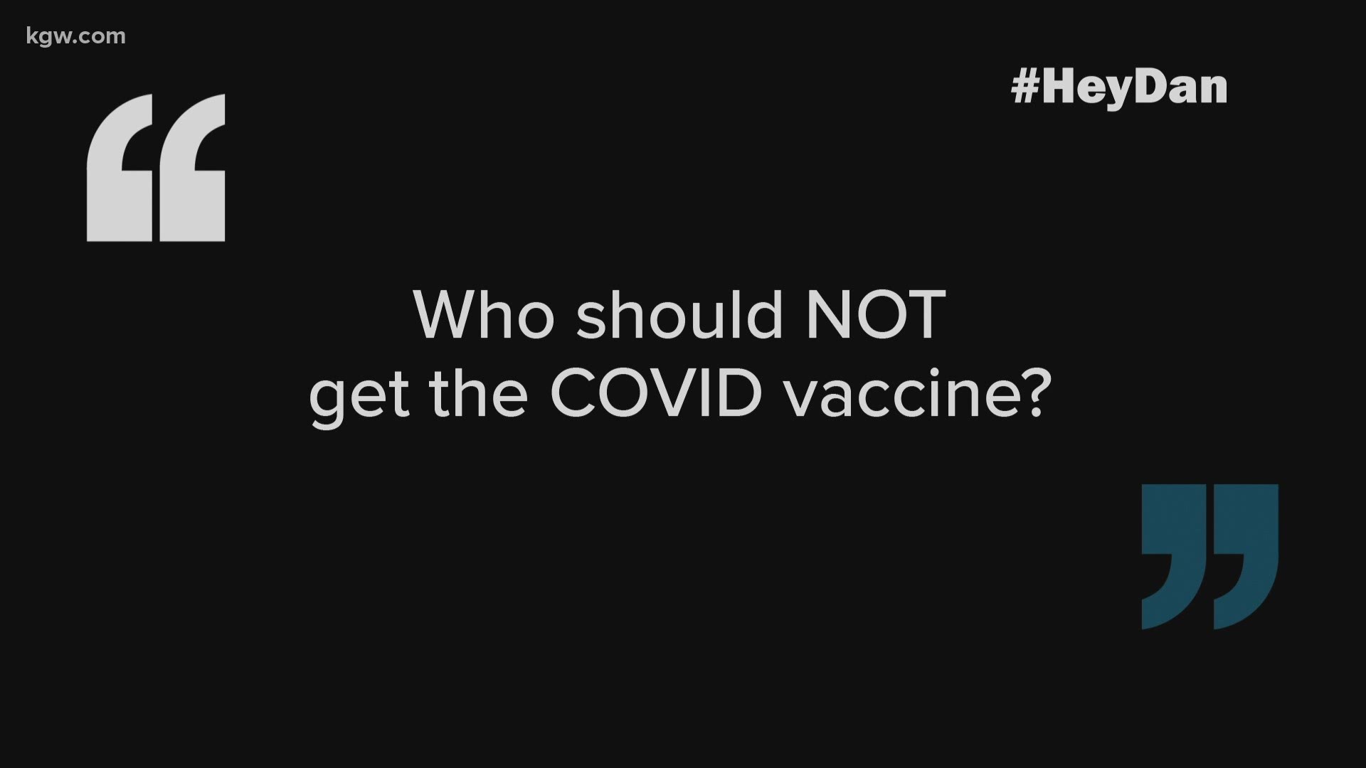 While most people are encouraged to get vaccinated, the CDC says people who've had an allergic reaction to any ingredients in the COVID-19 vaccines should not.