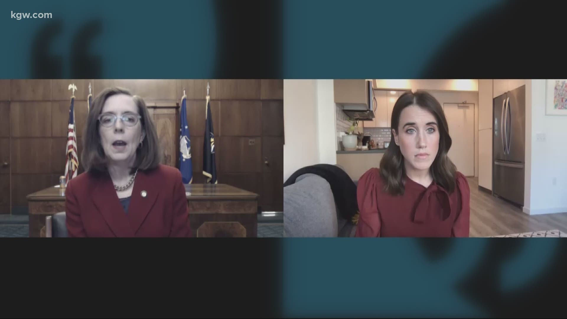 Gov. Kate Brown said she believes residents who know their neighbors are violating the most recent round of COVID-19 protocols should call the police.