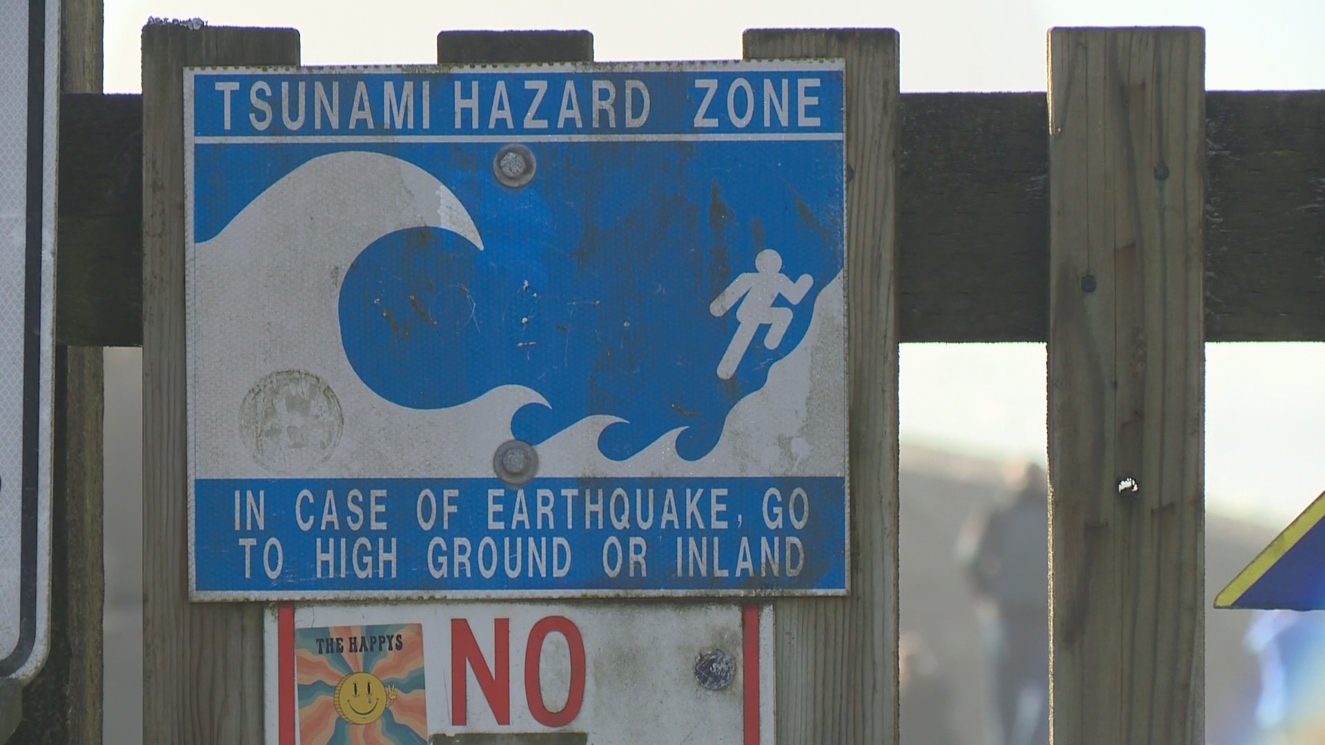 Current west coast tsunami warning