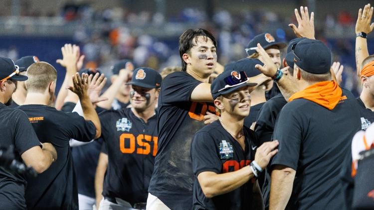 Turley's 9th-inning double wins it for Oregon State, beating Louisville 4-3 in College World Series game