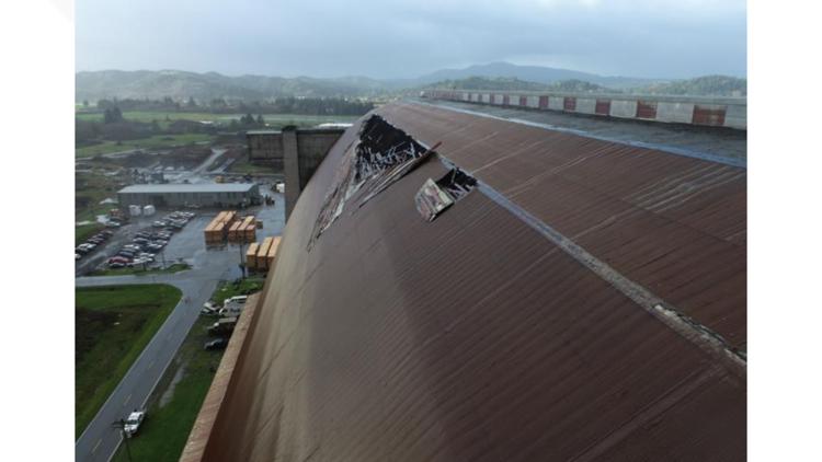Tillamook Air Museum says they may get FEMA funds for storm that tore off the roof — but need the community to match