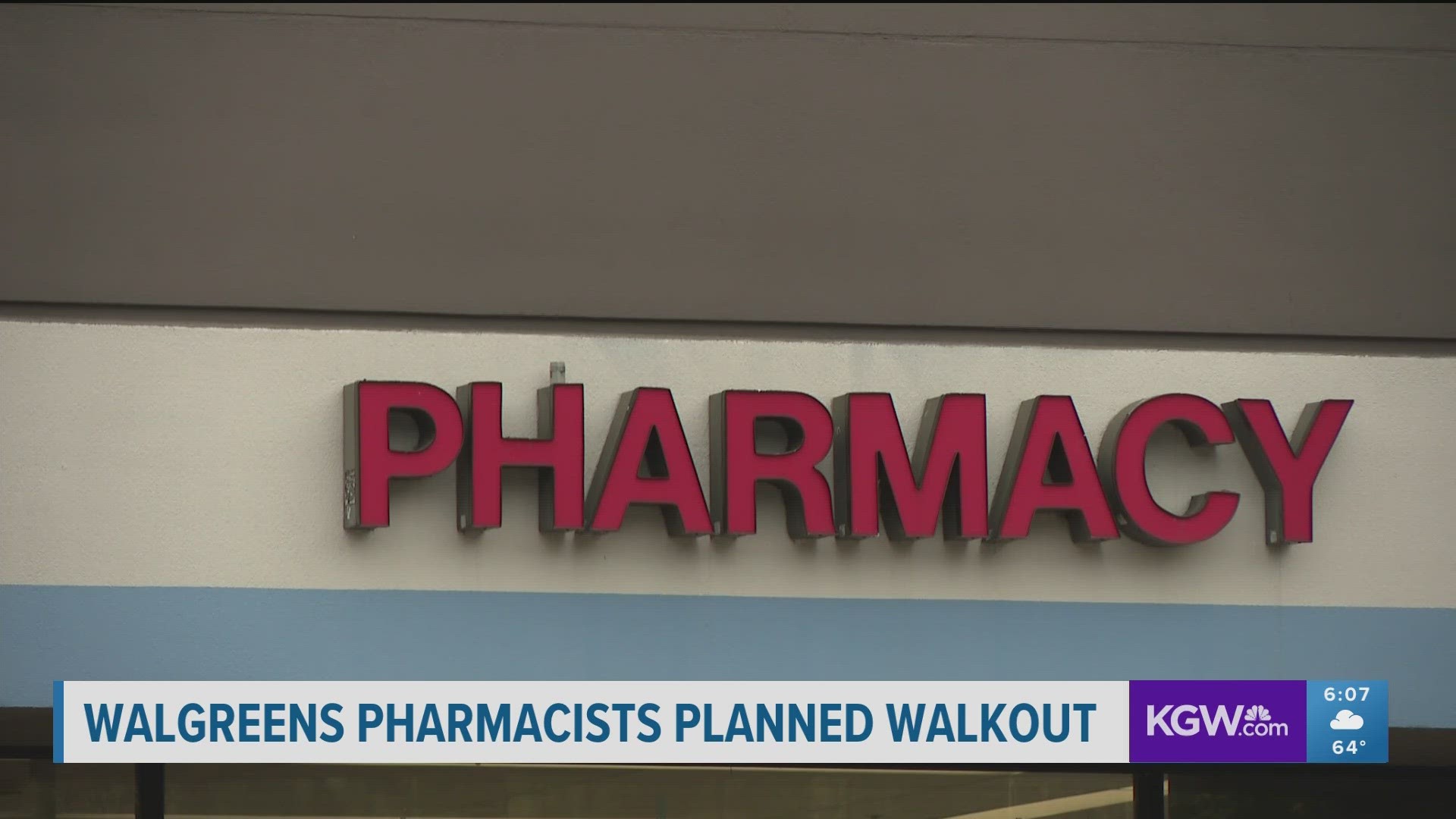 Walgreens pharmacy staffers stage walkouts over work conditions