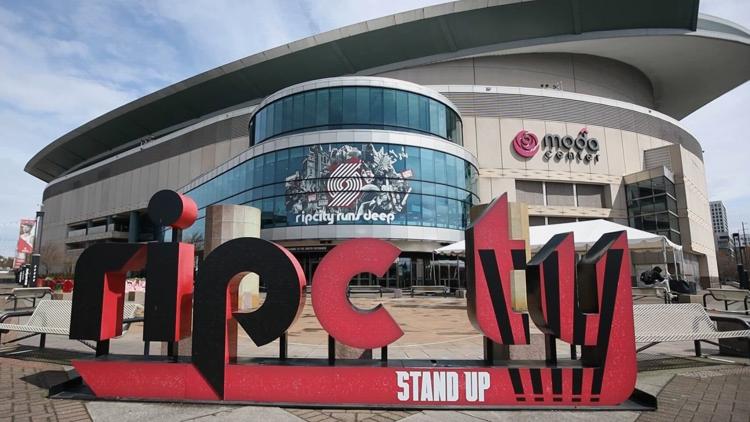 'A very Portland way to protest': Cyclists circle Moda Center in anti-Moda spending demonstration