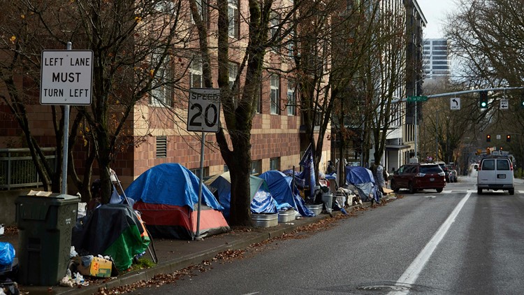 Portland agrees to quotas for sidewalk homeless camp removal in ADA lawsuit settlement