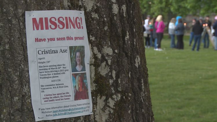 One month after disappearance, friends hold vigil for missing Vancouver woman on her 62nd birthday