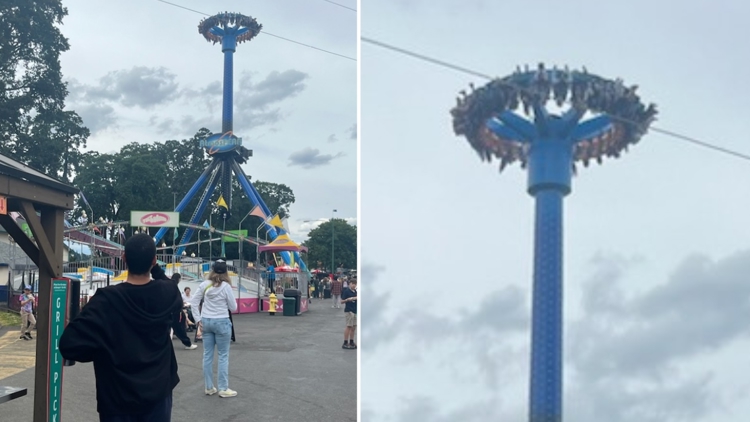 28 people rescued after getting stuck upside down on Oaks Park ride 28 people rescued after getting stuck upside down on Oaks Park ride