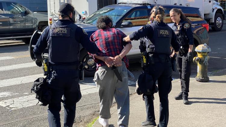 Repeat offender arrested after brief standoff with Portland police tactical team