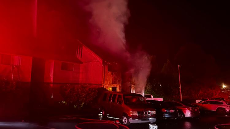 One person dead, another person hospitalized after Hazel Dell apartment complex fire