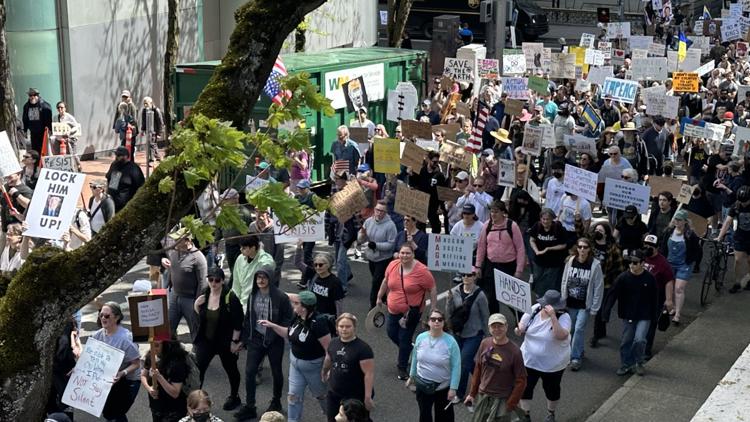 Next round of anti-Trump rallies planned across Portland area Saturday
