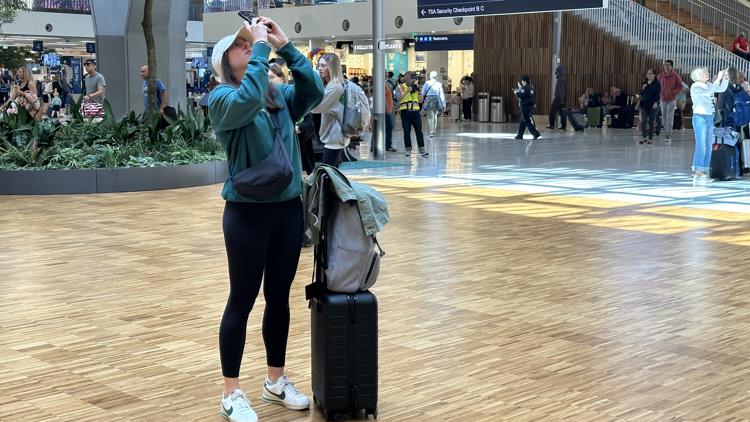 New Portland airport main terminal wows travelers on first day in operation