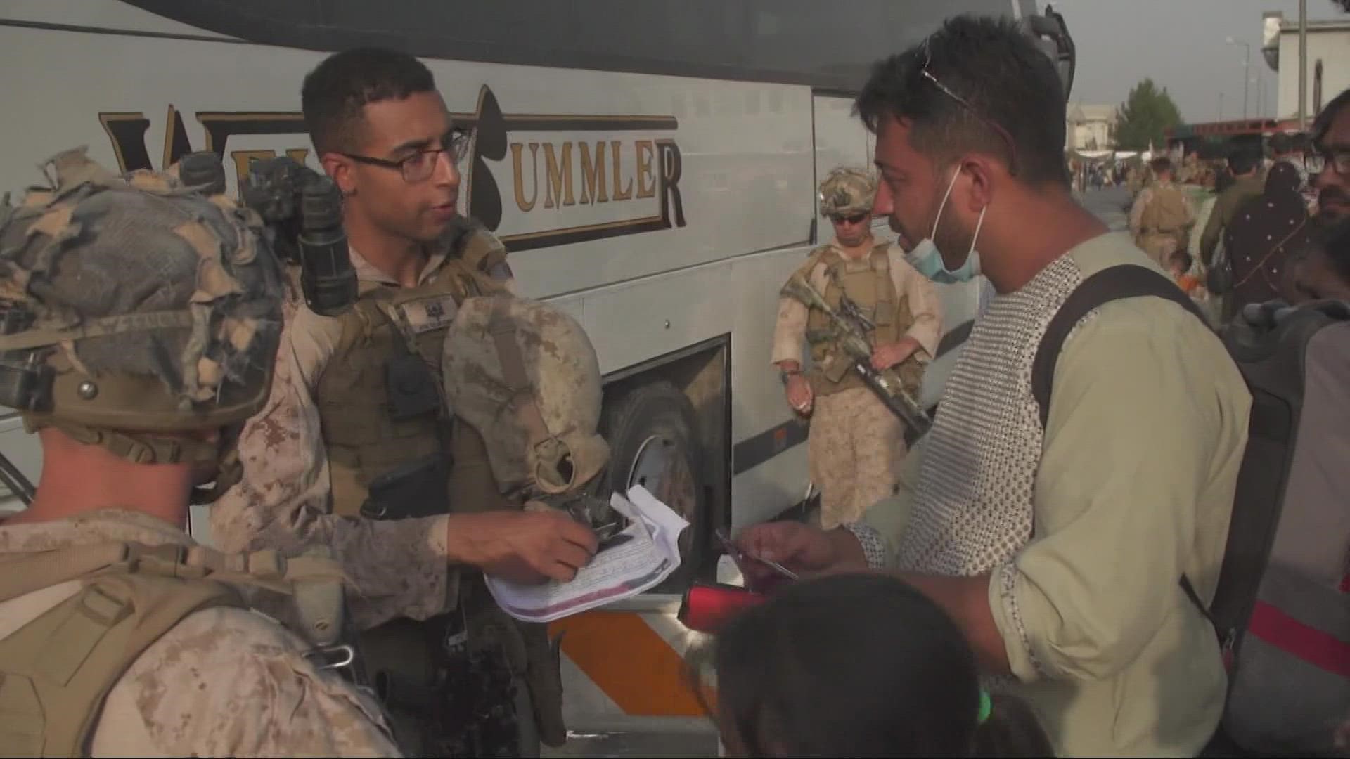 Soldiers express that it has been challenging but exciting helping the Afghan refugees as they settle in a new country.