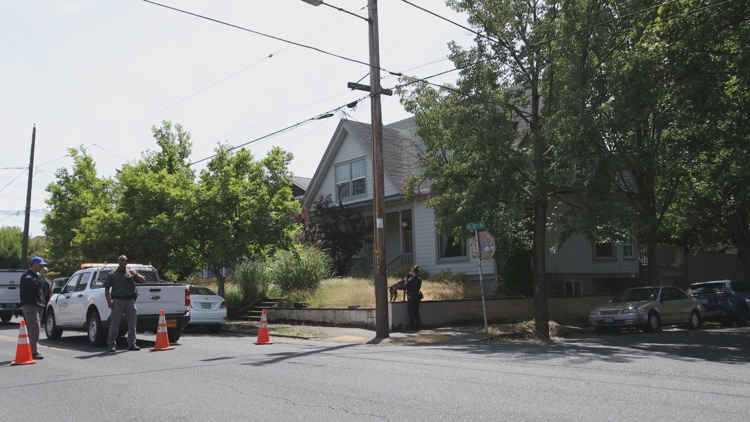 Search of Northeast Portland home connected to 'suspicious device' that closed I-5, police say