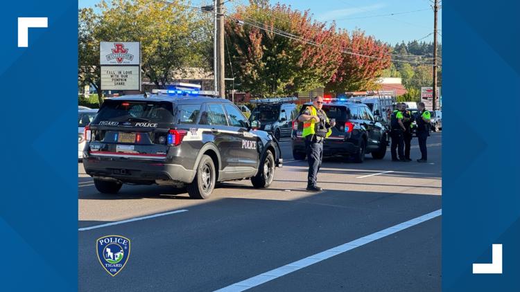Bicyclist hospitalized with life-threatening injuries after crash in Tigard wasn't wearing a helmet, police say
