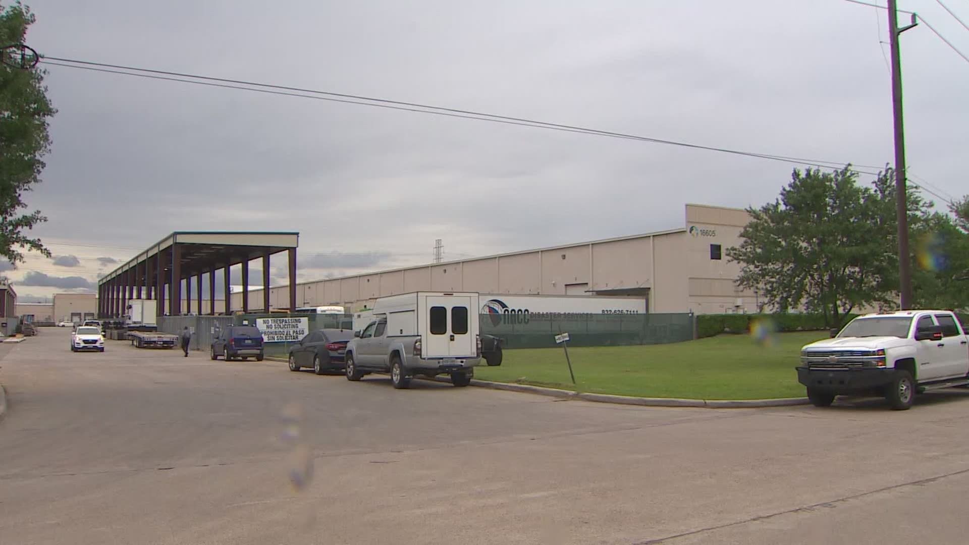 The U.S. Department of Health and Human Services said they are working on transferring all of the unaccompanied minors being housed at Houston's emergency shelter.