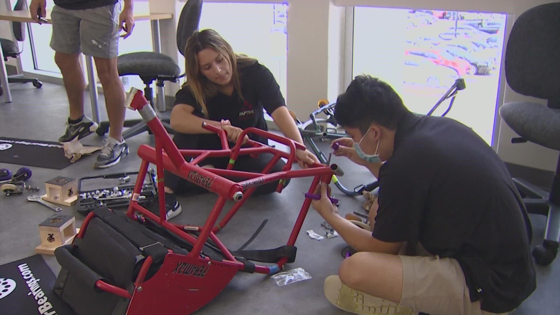 A class of University of Houston students is repurposing wheelchairs for Paralympics athletes in Bangladesh.